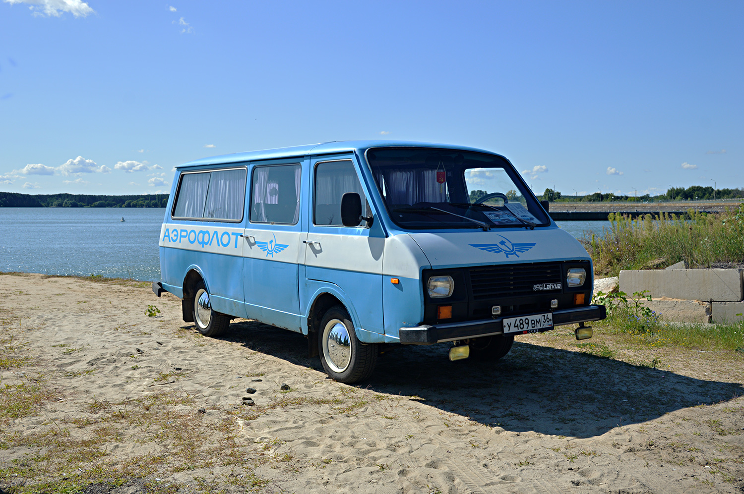 Воронежская область, № У 489 ВМ 36 — РАФ-22038-02 Латвия '94-97