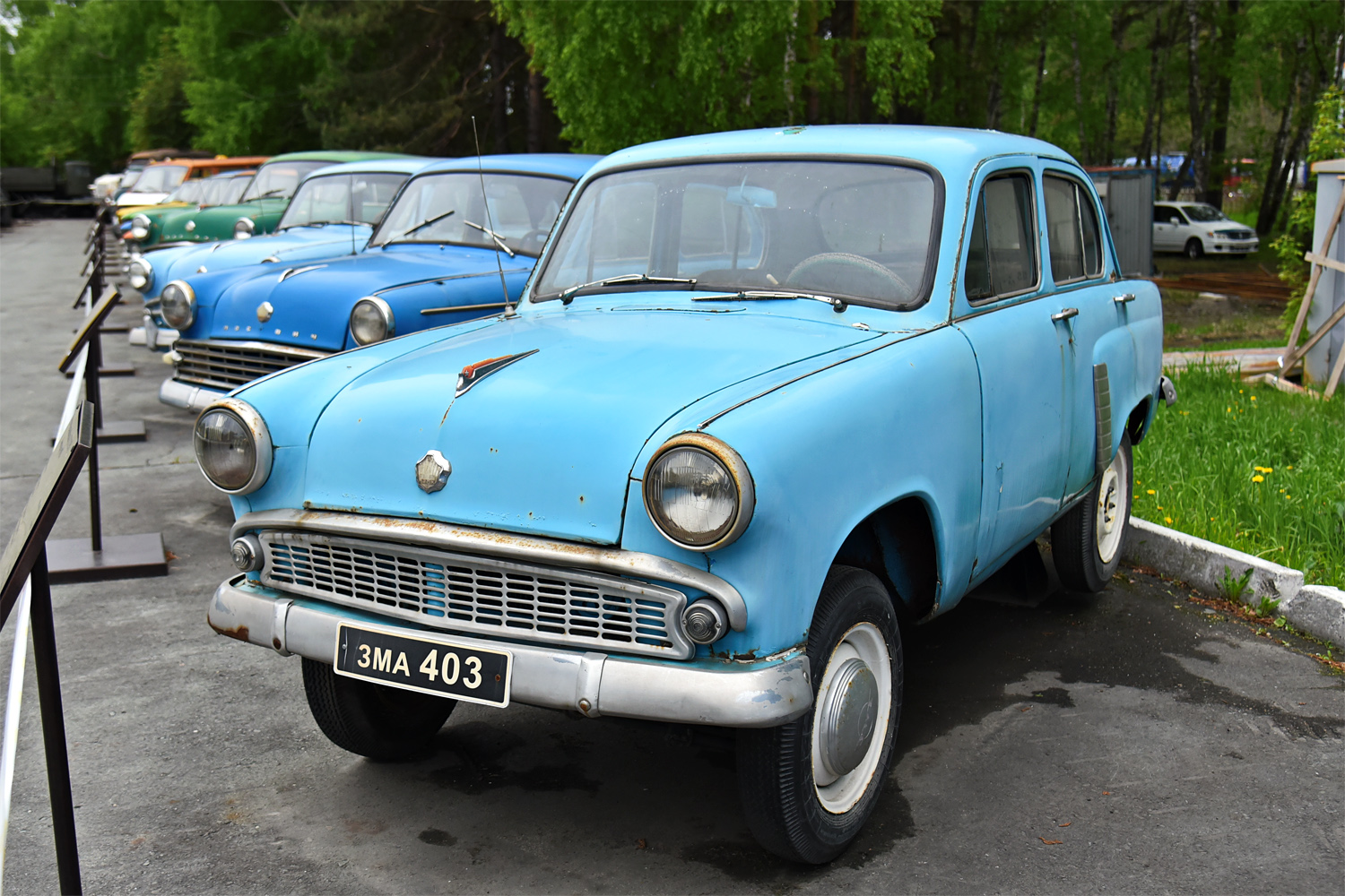 Новосибирская область, № (54) Б/Н 0033 — Москвич-402/407/403 (общая модель)