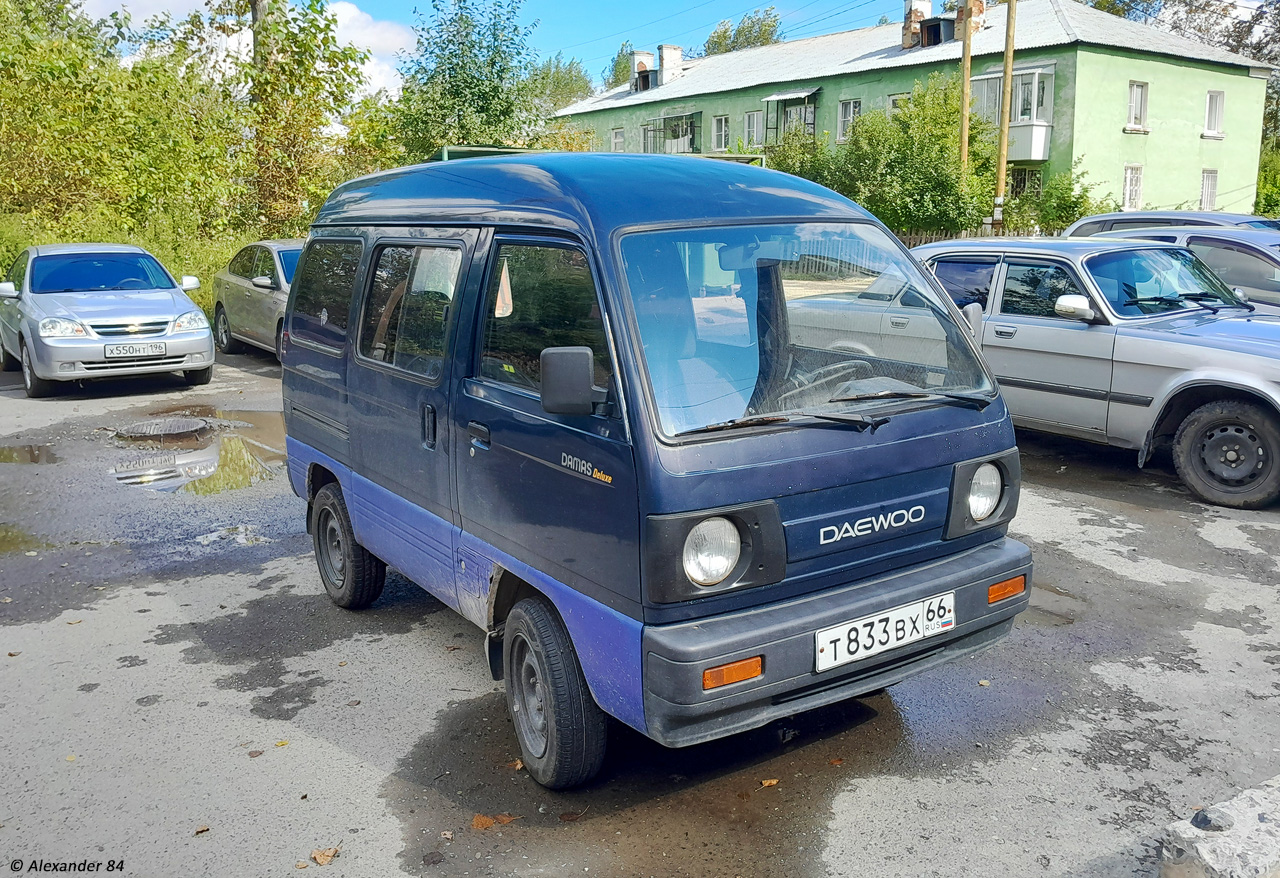 Свердловская область, № Т 833 ВХ 66 — Daewoo Damas '91-05