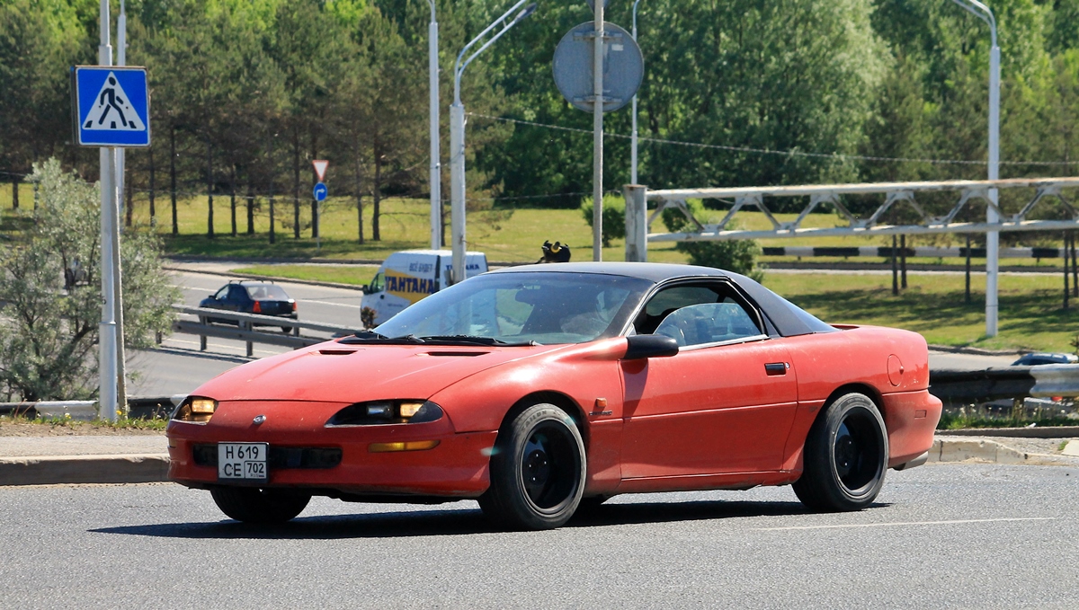 Башкортостан, № Н 619 СЕ 702 — Chevrolet Camaro (4G) '92-97