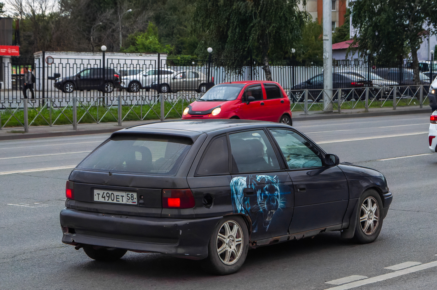 Пензенская область, № Т 490 ЕТ 58 — Opel Astra (F) '91-98