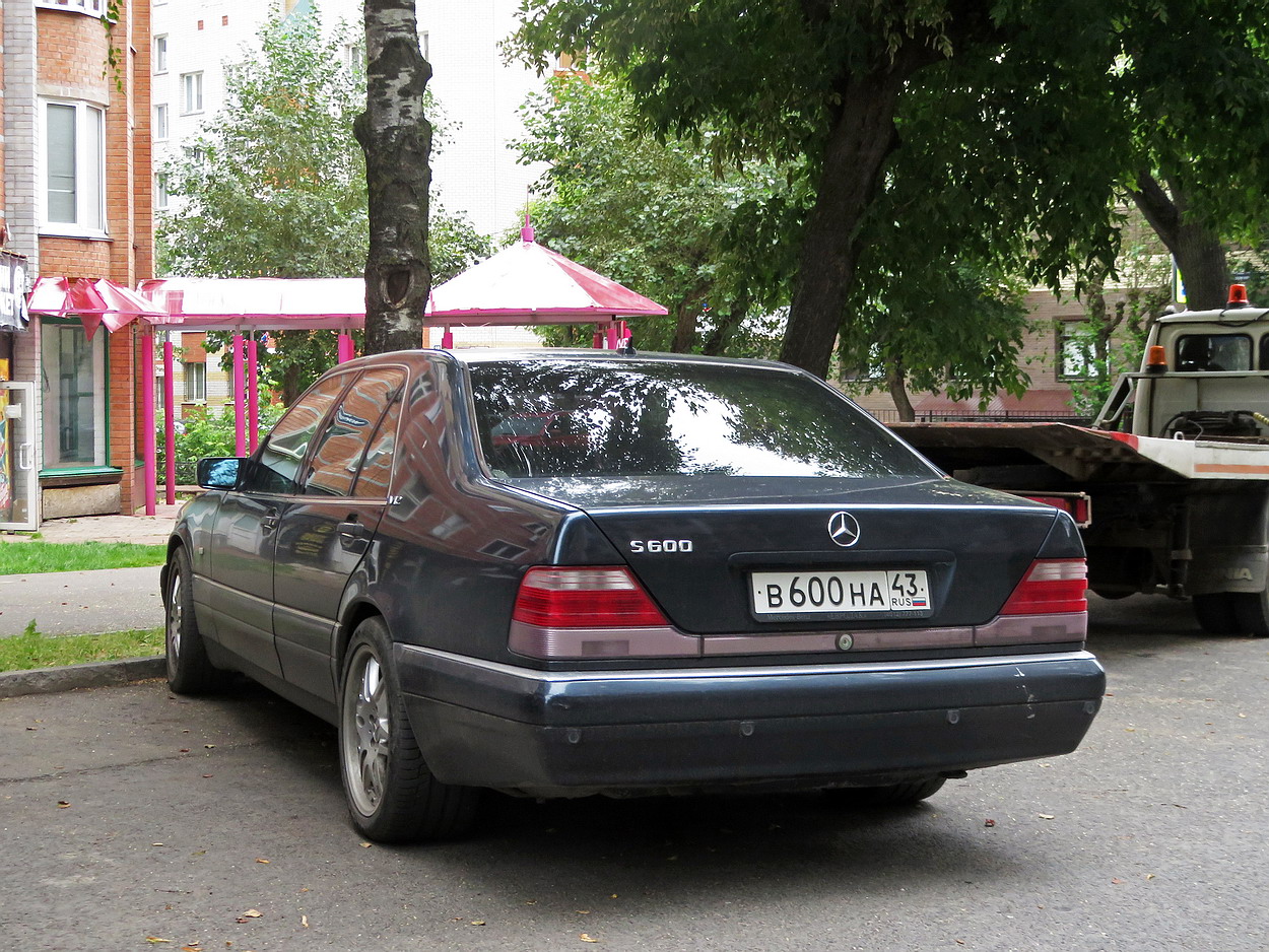 Кировская область, № В 600 НА 43 — Mercedes-Benz (W140) '91-98