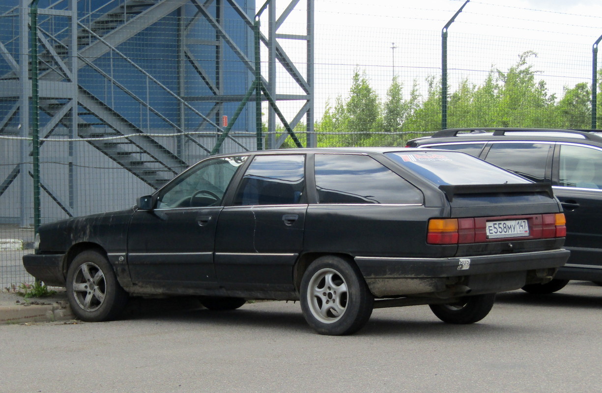 Ленинградская область, № Е 558 МУ 147 — Audi 100 Avant (C3) '82-91