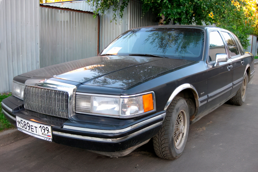 Москва, № М 589 ЕТ 199 — Lincoln Town Car (2G) '90-97
