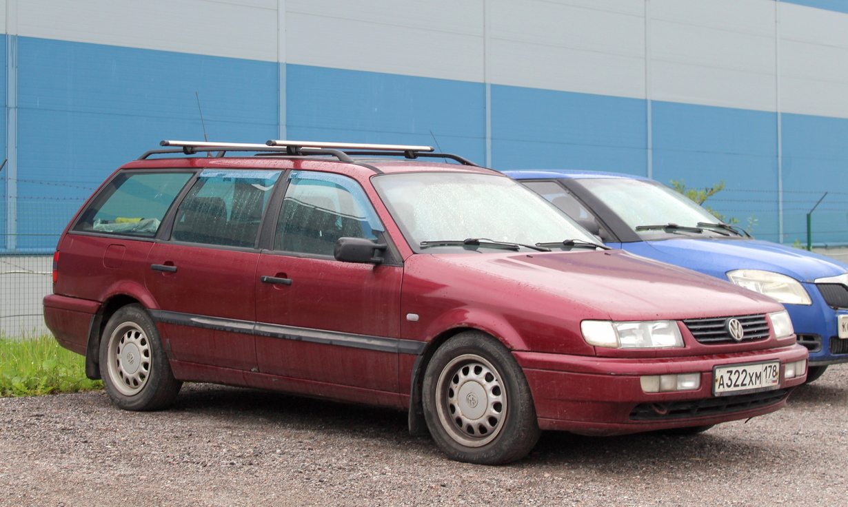 Санкт-Петербург, № А 322 ХМ 178 — Volkswagen Passat Variant (B4) '93-97