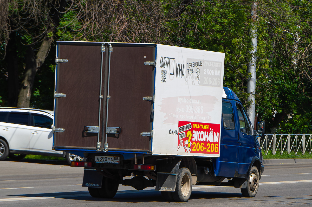 Пензенская область, № А 390 МА 58 — ГАЗ-33023 ГАЗель '95-03