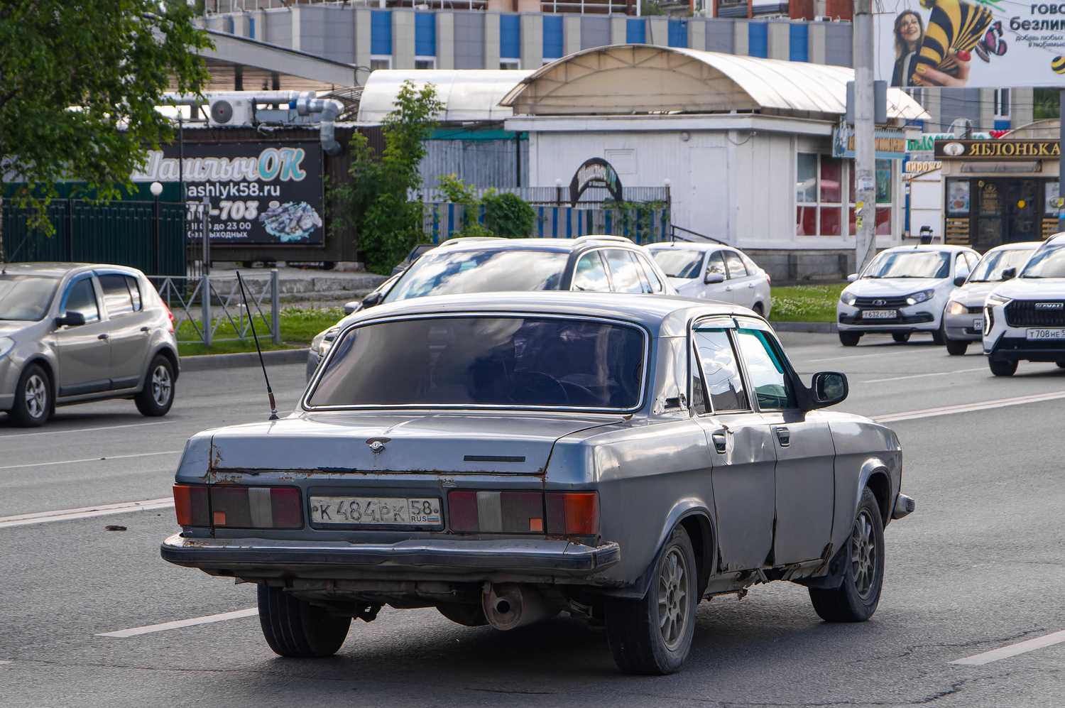 Пензенская область, № К 484 РК 58 — ГАЗ-3102 Волга '81-08
