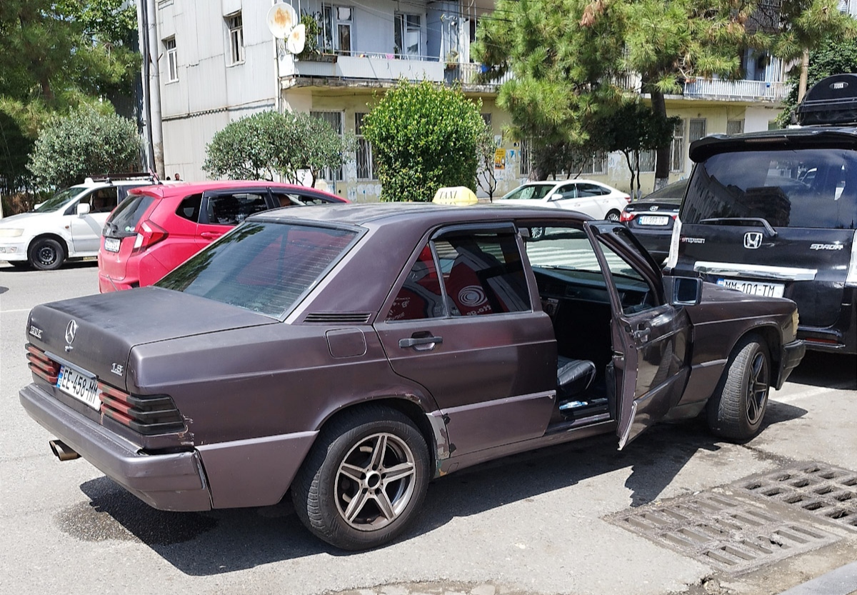 Грузия, № EE-458-MM — Mercedes-Benz 190 (W201) '82-93