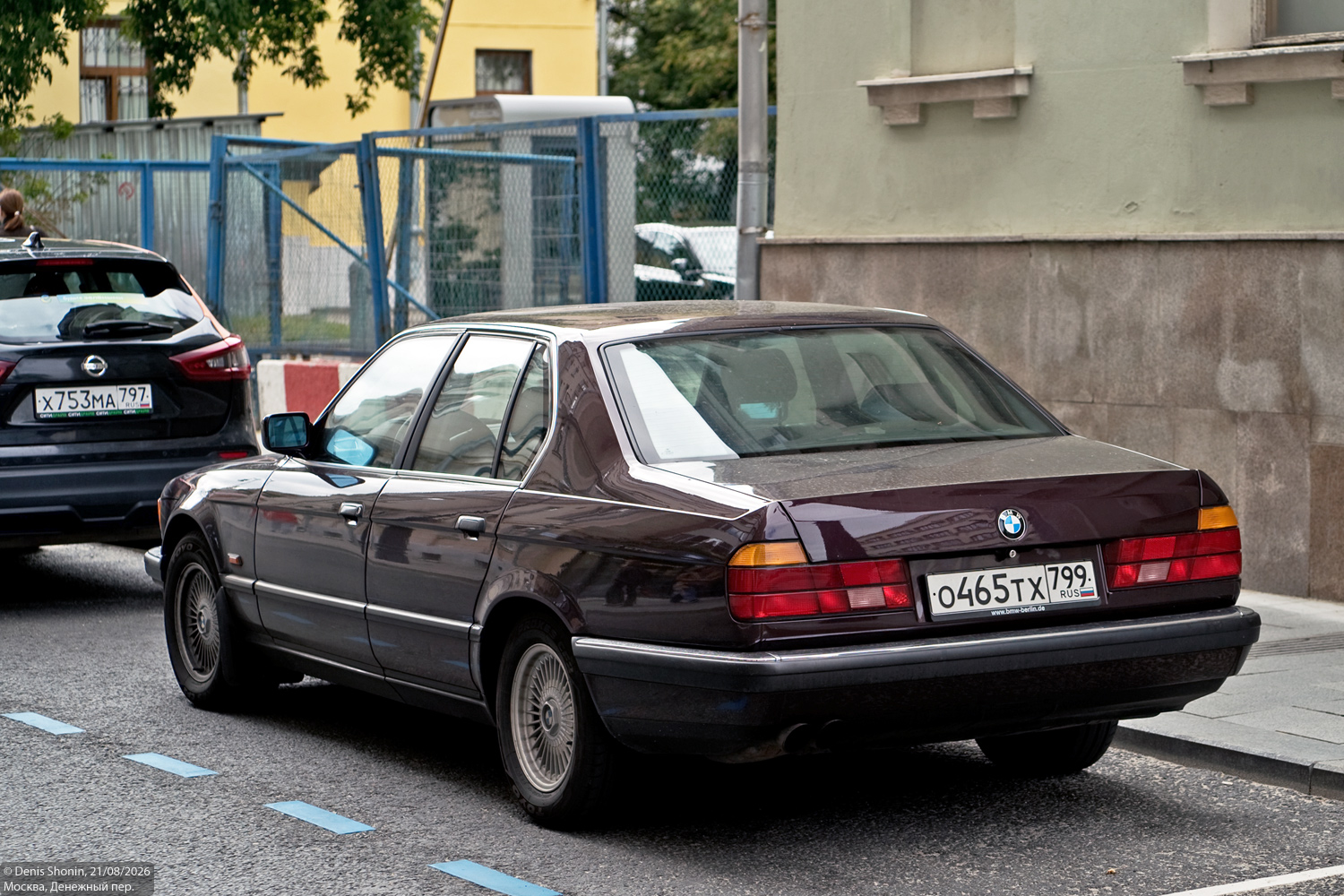 Москва, № О 465 ТХ 799 — BMW 7 Series (E32) '86-94