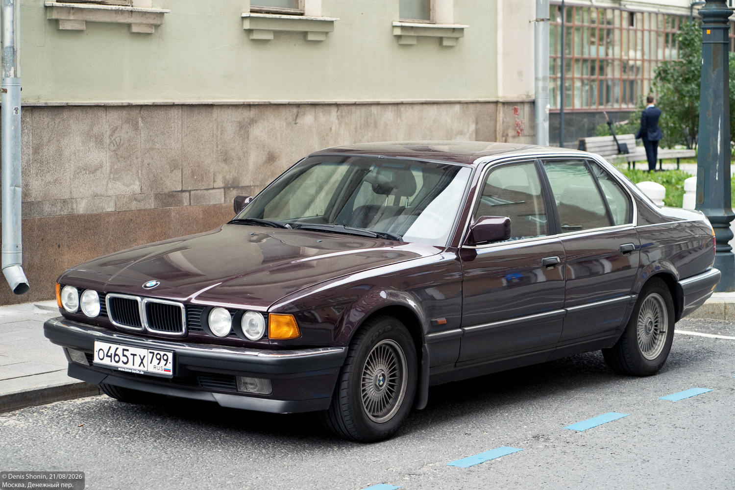 Москва, № О 465 ТХ 799 — BMW 7 Series (E32) '86-94