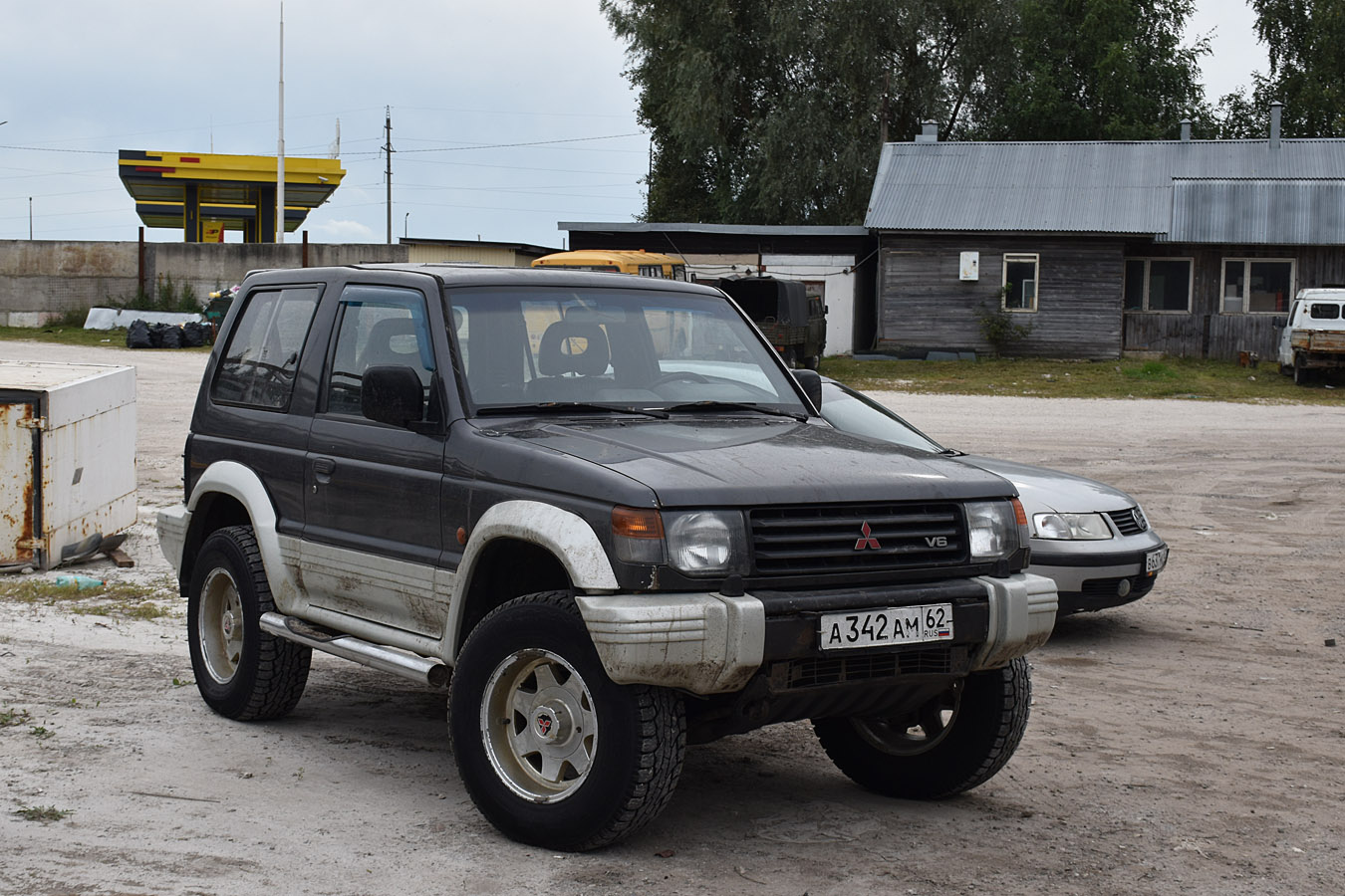 Рязанская область, № А 342 АМ 62 — Mitsubishi Pajero (2G) '91-99