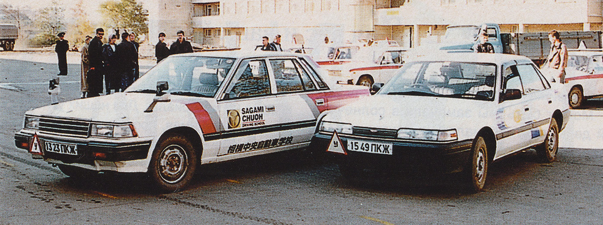 Приморский край, № 1323 ПКЖ — Nissan Laurel (C32) '84-93; Приморский край, № 1549 ПКЖ — Mazda Capella (GD/GV) '87-99; Исторические фотографии (до 2000 года) (Приморский край)