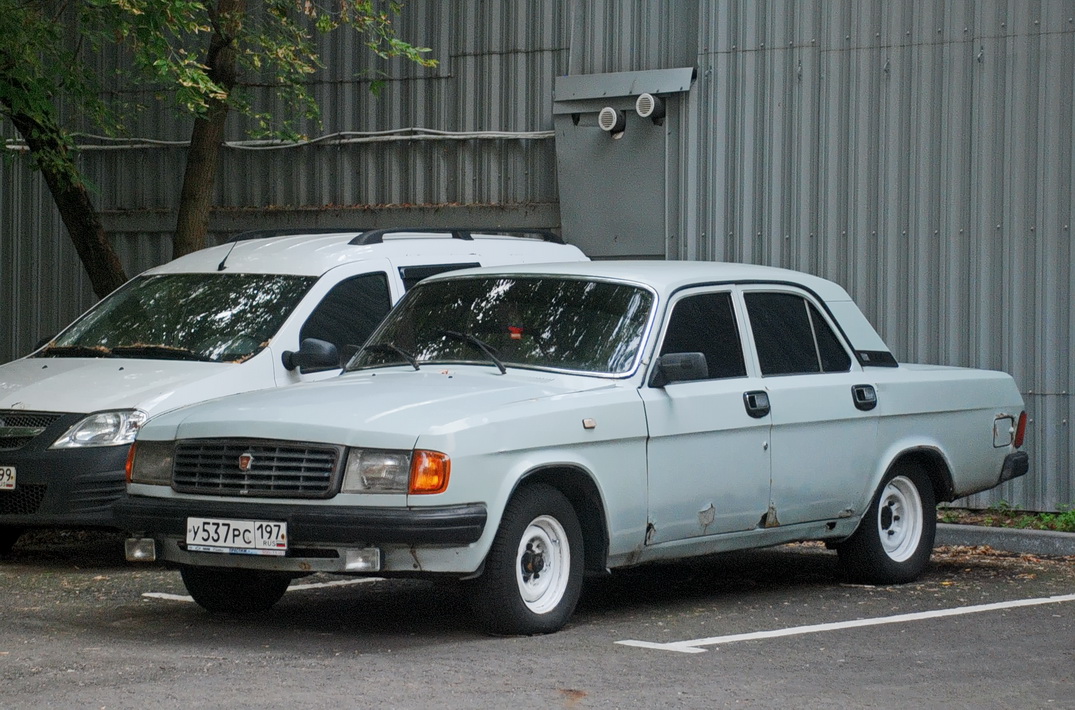 Москва, № У 537 РС 197 — ГАЗ-31029 Волга '92-97