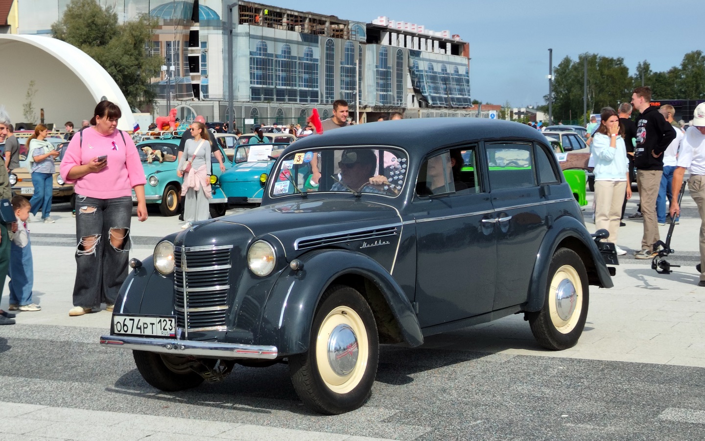 Краснодарский край, № О 674 РТ 123 — Москвич-401-420 '54-56