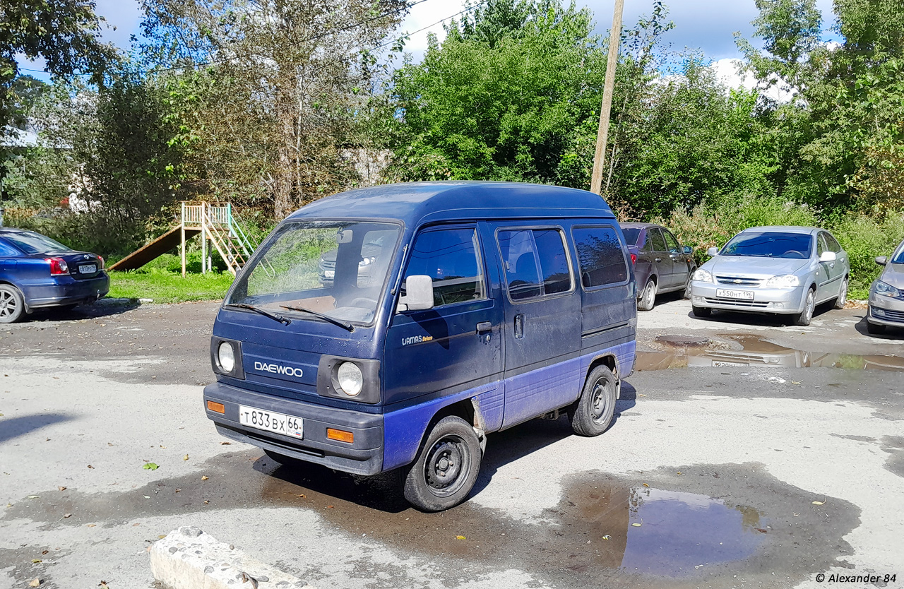 Свердловская область, № Т 833 ВХ 66 — Daewoo Damas '91-05