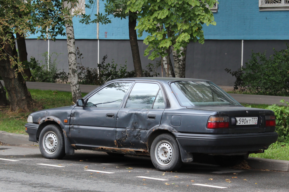 Москва, № К 590 КТ 777 — Toyota Corolla (E100) '91-02