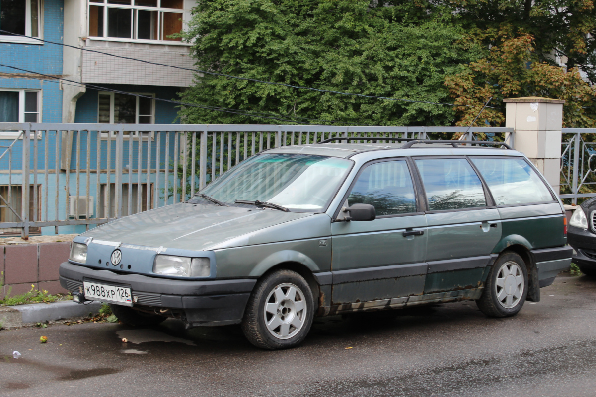 Хабаровский край, № К 988 ХР 126 — Volkswagen Passat Variant (B3) '88-93