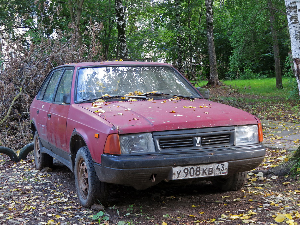 Кировская область, № У 908 КВ 43 — Москвич-21412 '86-94