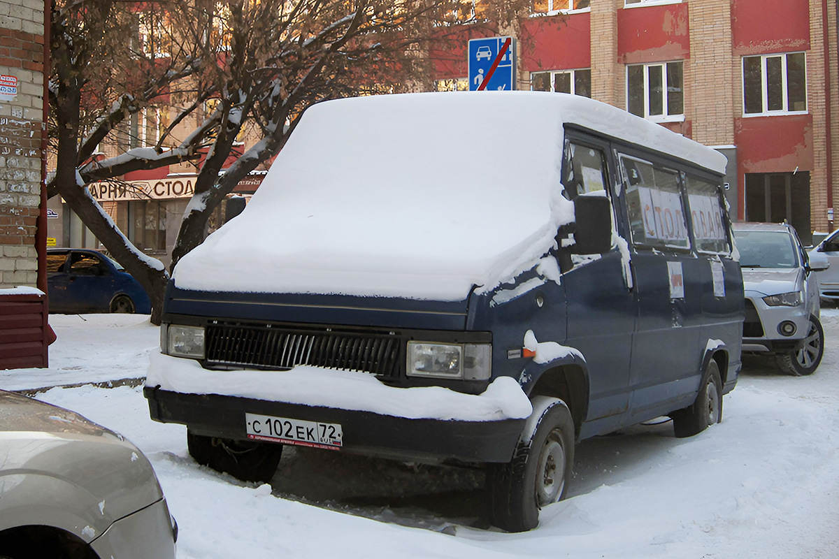 Тюменская область, № С 102 ЕК 72 — FIAT Ducato (1G) Restyle/Talento '89-94