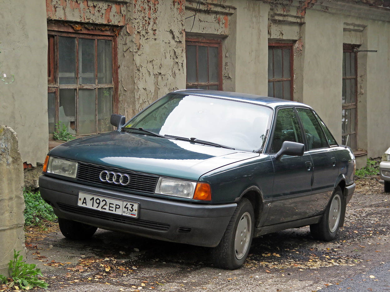Кировская область, № А 192 ЕР 43 — Audi 80 (B3) '86-91