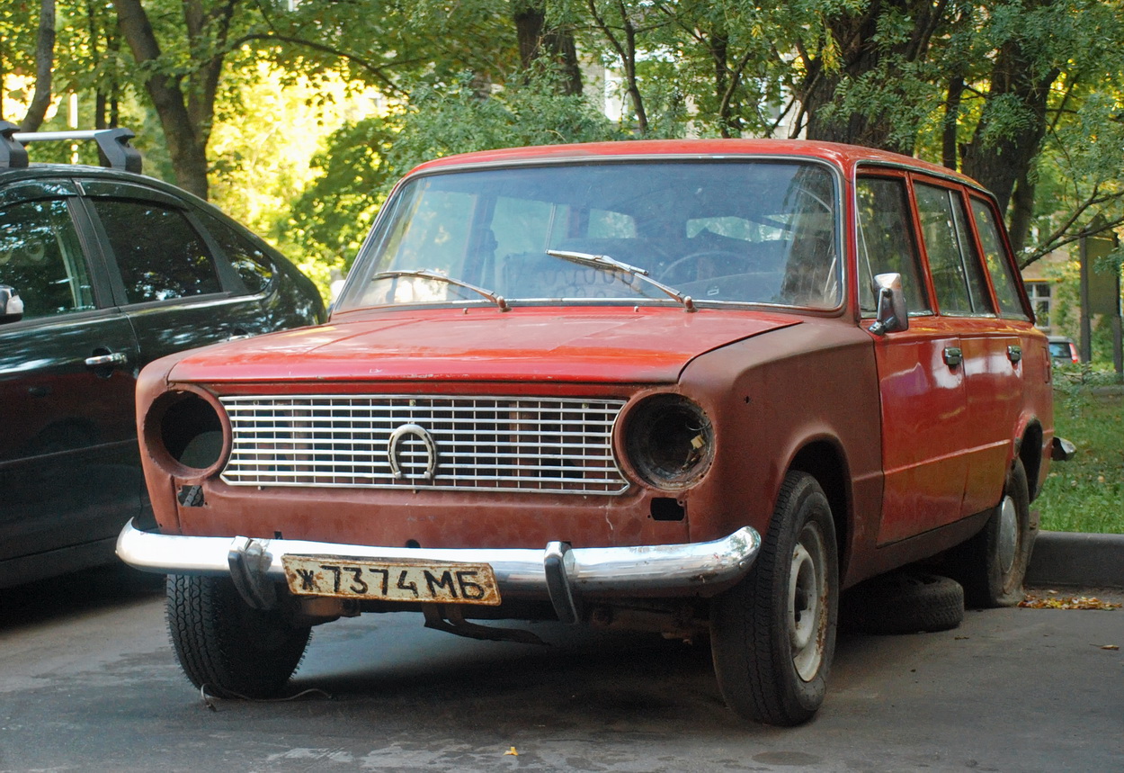 Москва, № Ж 7374 МБ — ВАЗ-2102 Жигули '71-86; Минская область — Вне региона