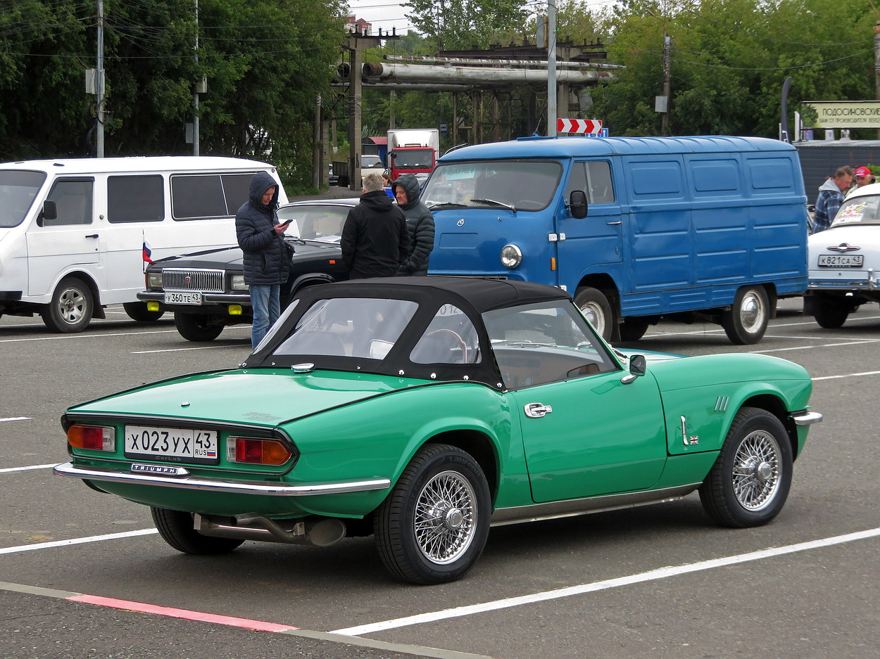 Кировская область, № Х 023 УХ 43 — Triumph Spitfire Mark IV '70-74; Кировская область — Выставка ретро-автомобилей в Кирове 29 августа 2026 года