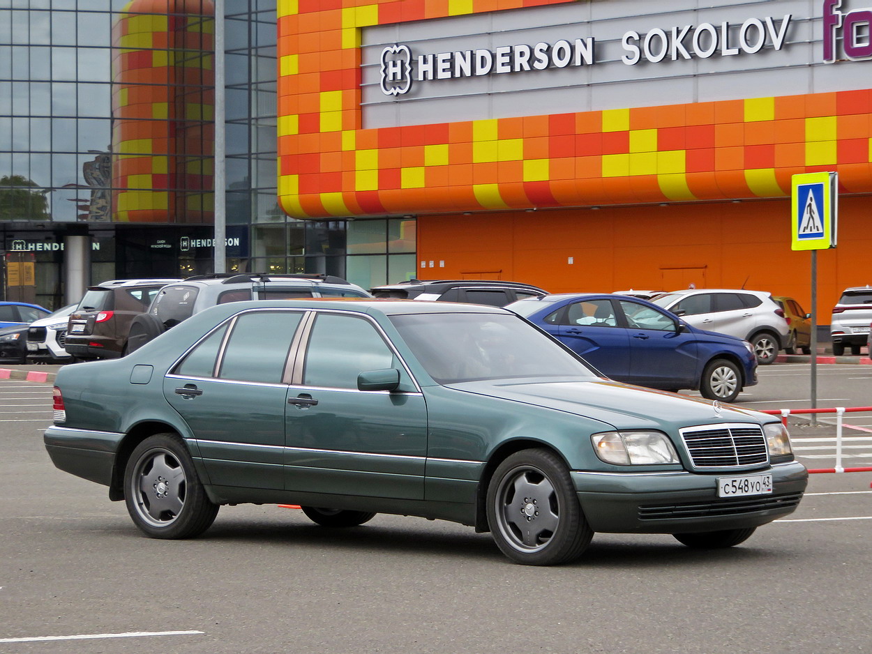 Кировская область, № С 548 УО 43 — Mercedes-Benz (W140) '91-98; Кировская область — Выставка ретро-автомобилей в Кирове 29 августа 2026 года