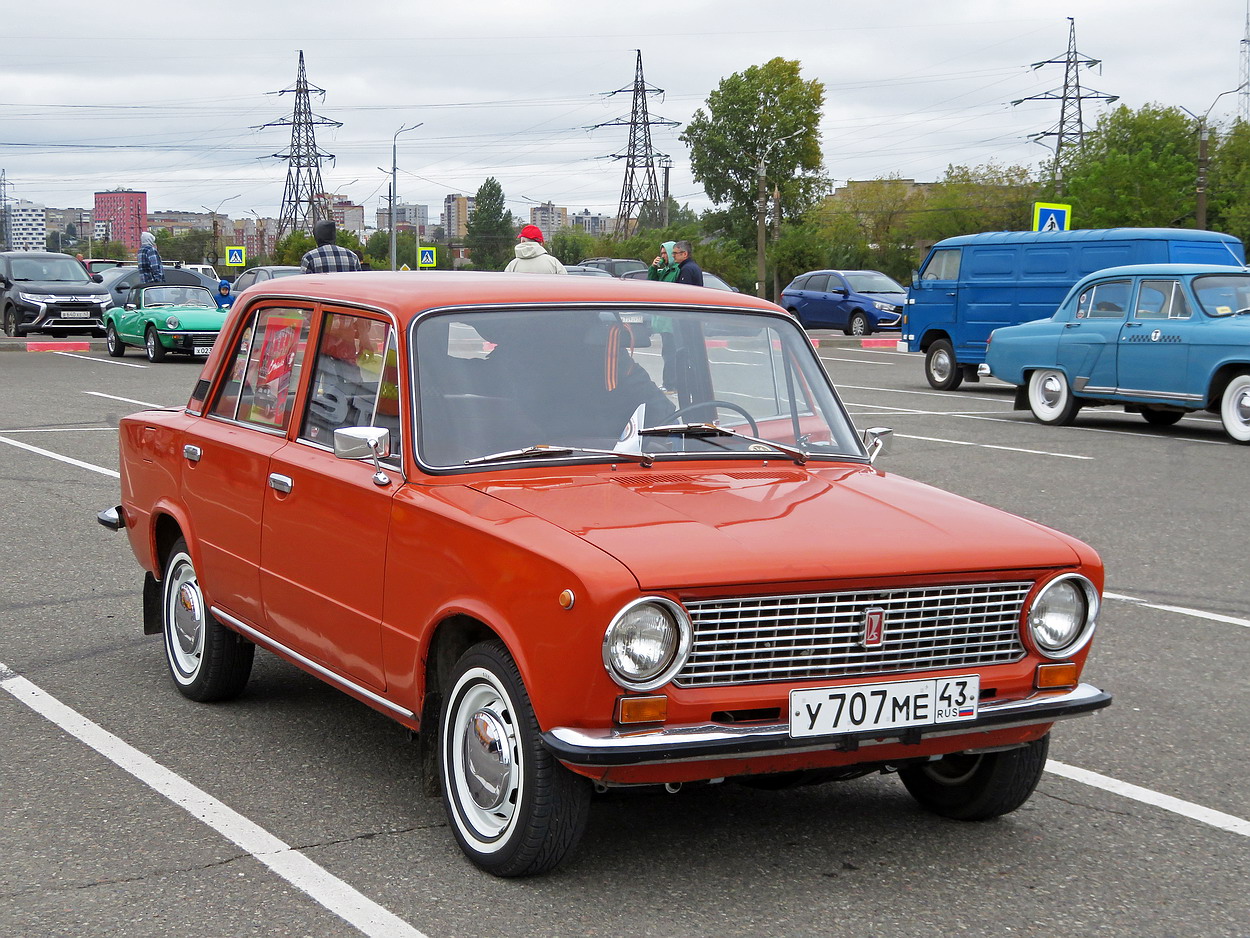 Кировская область, № У 707 МЕ 43 — ВАЗ-21011 Жигули '74-83; Кировская область — Выставка ретро-автомобилей в Кирове 29 августа 2026 года
