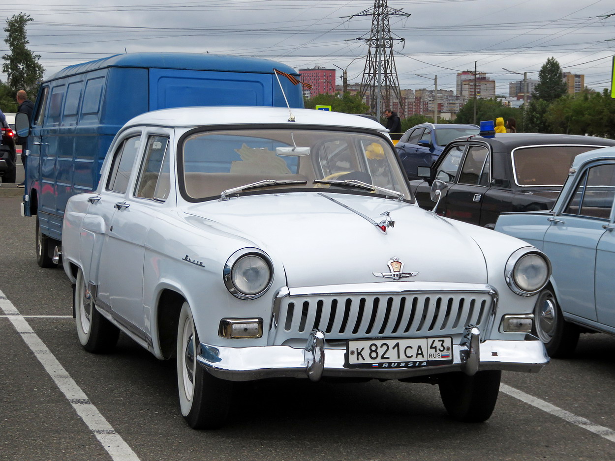 Кировская область, № К 821 СА 43 — ГАЗ-М-21И Волга '58-62; Кировская область — Выставка ретро-автомобилей в Кирове 29 августа 2026 года