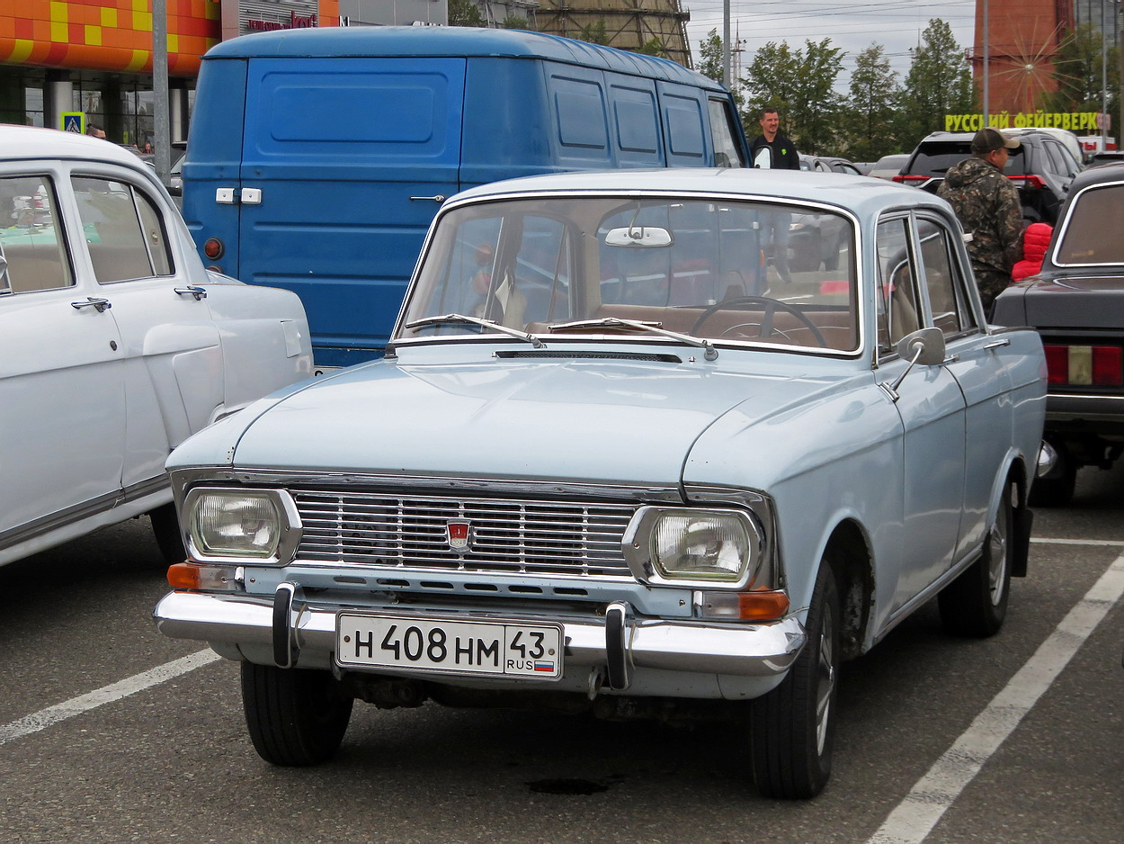 Кировская область, № Н 408 НМ 43 — Москвич-408ИЭ '69-75; Кировская область — Выставка ретро-автомобилей в Кирове 29 августа 2026 года