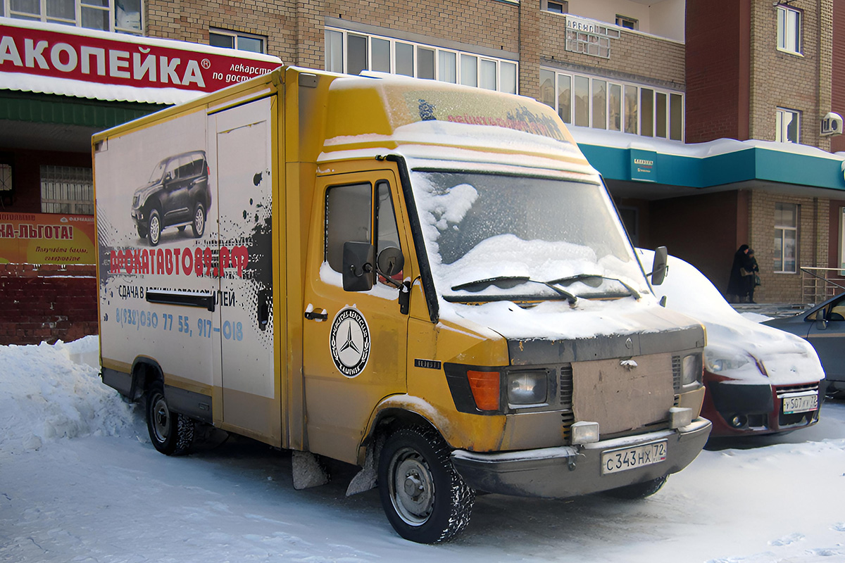 Тюменская область, № С 343 НХ 72 — Mercedes-Benz T1 308D '76-96