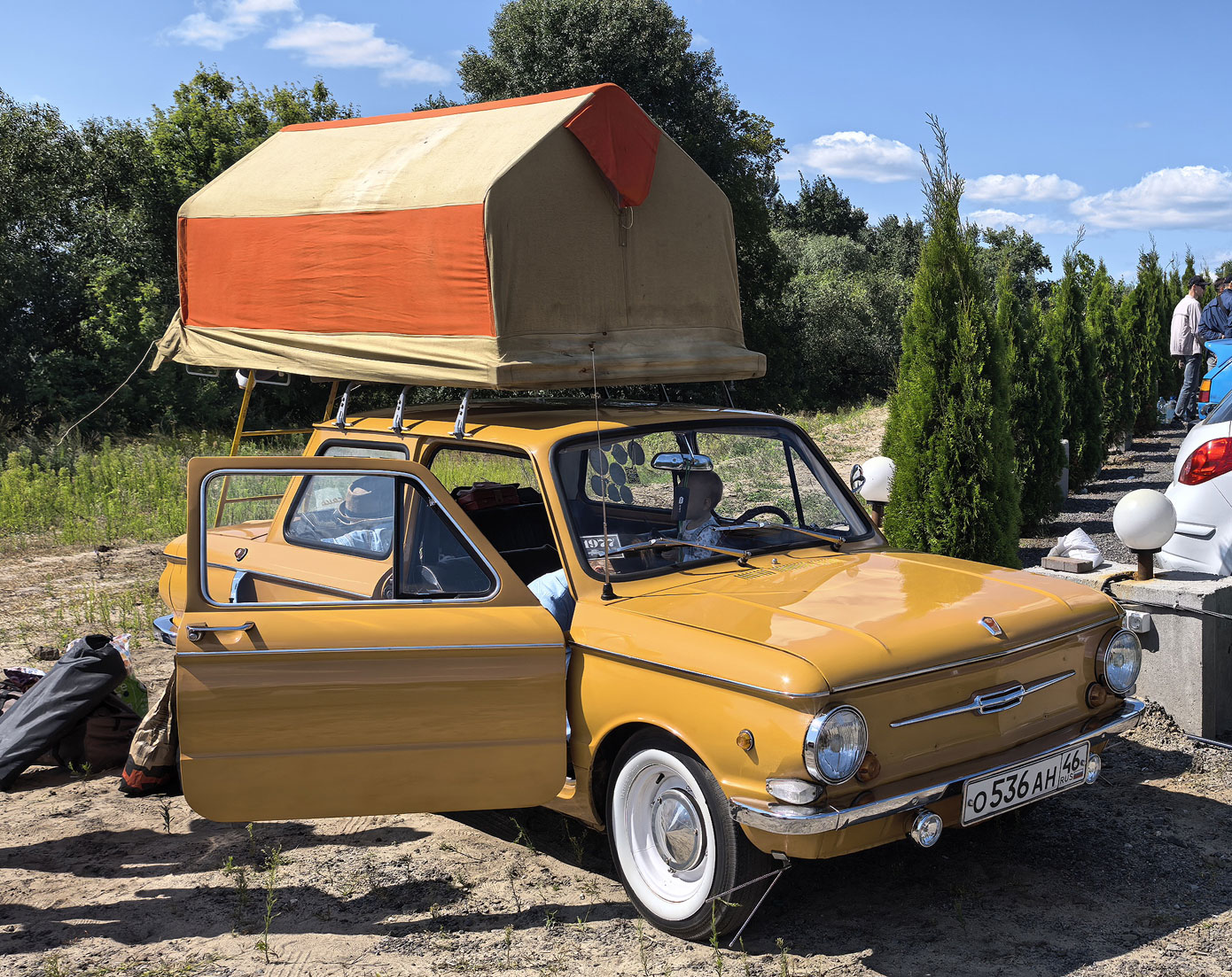 Курская область, № О 536 АН 46 — ЗАЗ-968Б2/968АБ2 Запорожец '71-79; Воронежская область — Фестиваль "Автоистория Черноземья"