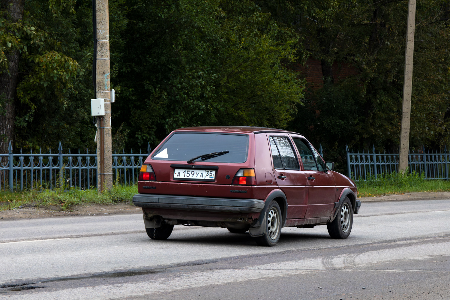 Вологодская область, № А 159 УА 35 — Volkswagen Golf (Typ 19) '83-92