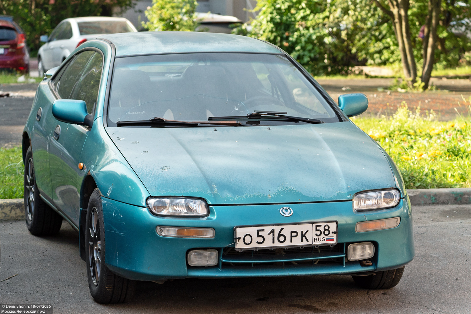 Пензенская область, № О 516 РК 58 — Mazda 323F (BH/BA) '94-98