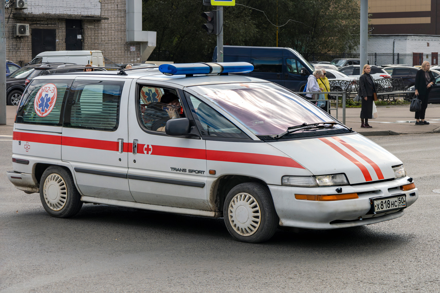 Московская область, № Х 818 НС 50 — Pontiac Trans Sport '89-96