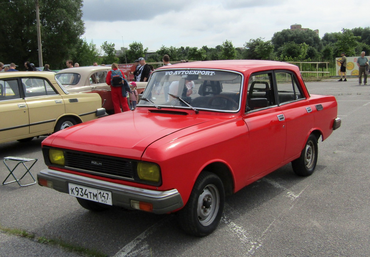 Ленинградская область, № К 934 ТМ 147 — Москвич-2140-117 (2140SL) '80-88; Санкт-Петербург — Ежегодный праздник "День Москвича"