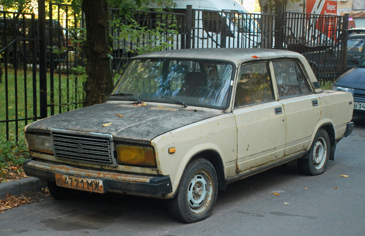 Москва, № Ш 4721 МЖ — ВАЗ-2107 Жигули '82-91