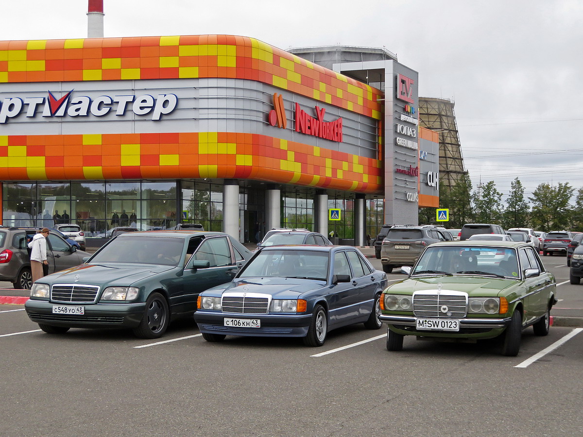 Кировская область, № Х 440 ОЕ 43 — Mercedes-Benz (W123) '76-86; Кировская область — Разные фотографии; Кировская область — Выставка ретро-автомобилей в Кирове 29 августа 2026 года