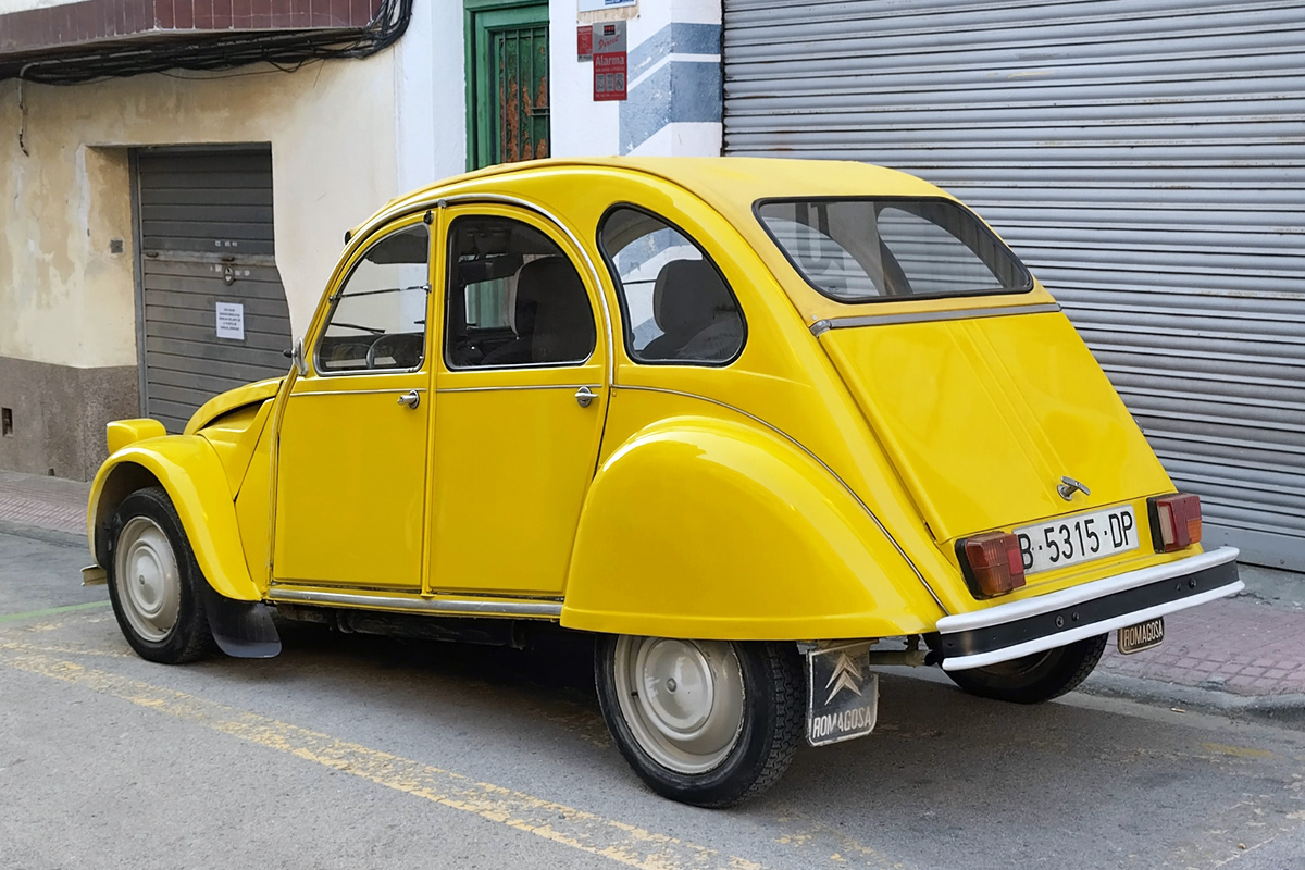 Испания, № B-5315-DP — Citroën 2CV6 '70-90