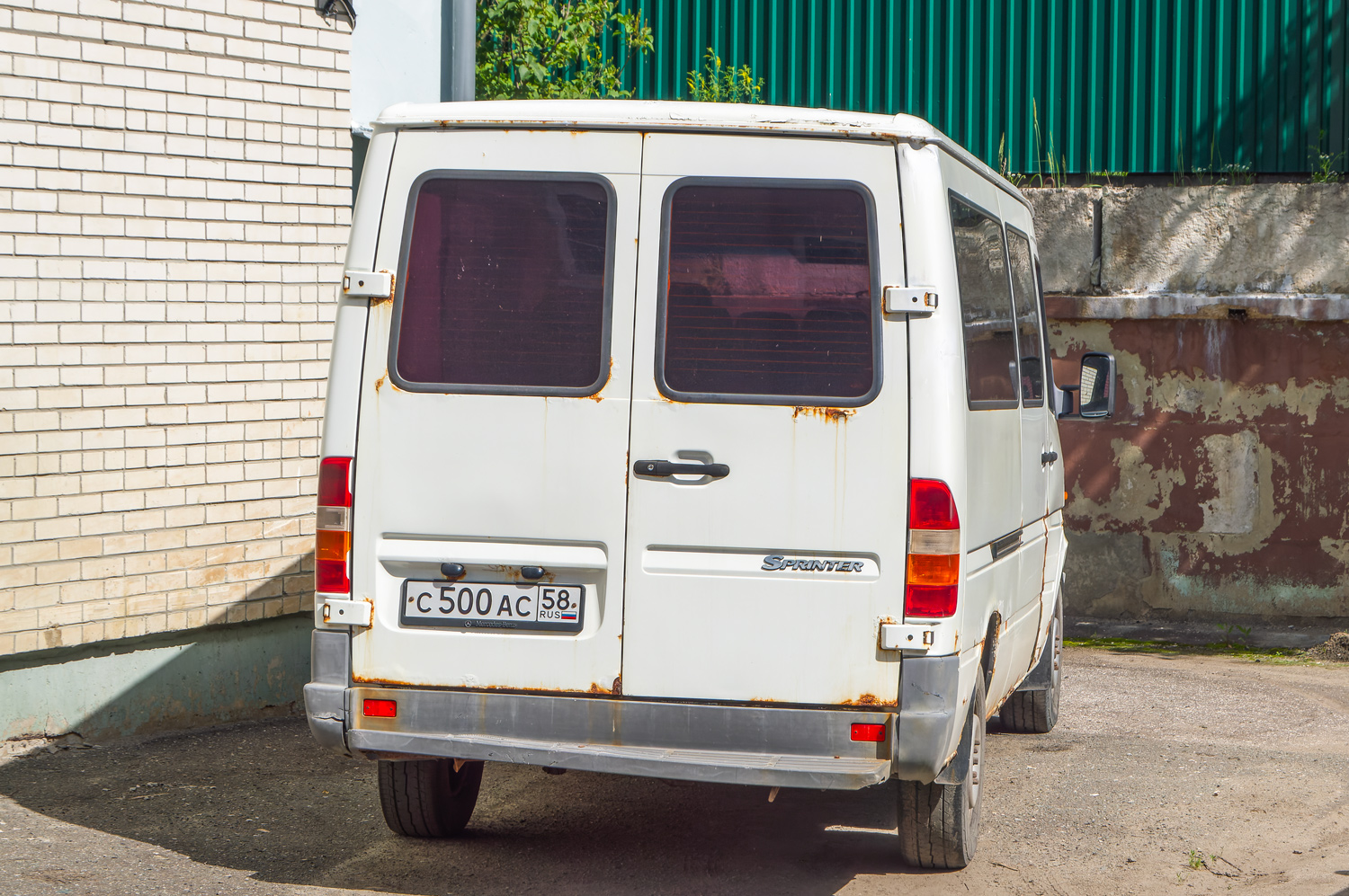 Пензенская область, № С 500 АС 58 — Mercedes-Benz Sprinter (1G) '95-00