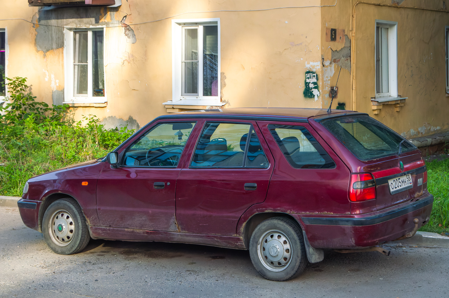 Пензенская область, № О 205 МН 58 — Škoda Felicia (Typ 781, 791) '94-01