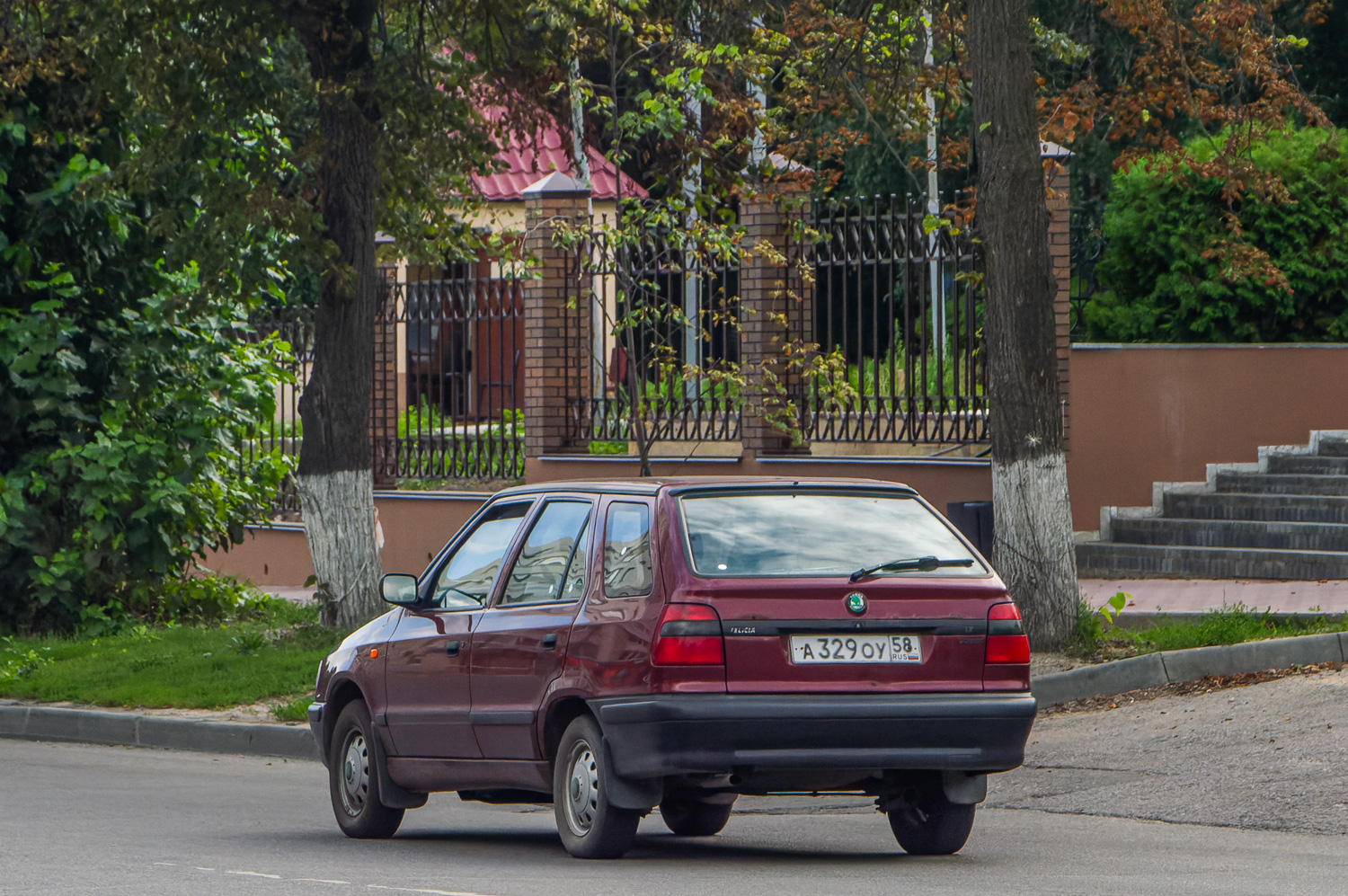 Пензенская область, № А 329 ОУ 58 — Škoda Felicia (Typ 781, 791) '94-01