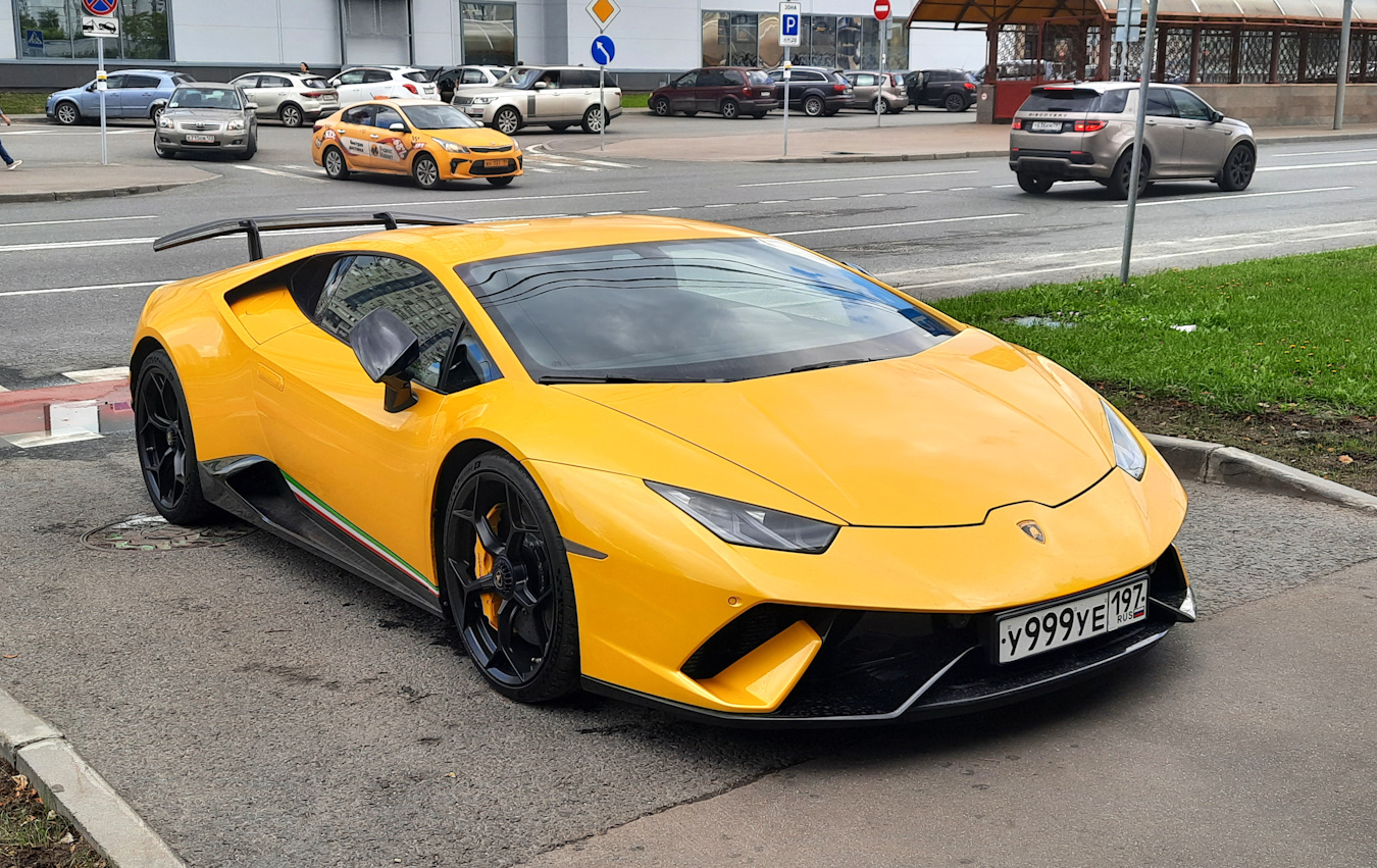 Москва, № У 999 УЕ 197 — Lamborghini Huracan '14-24