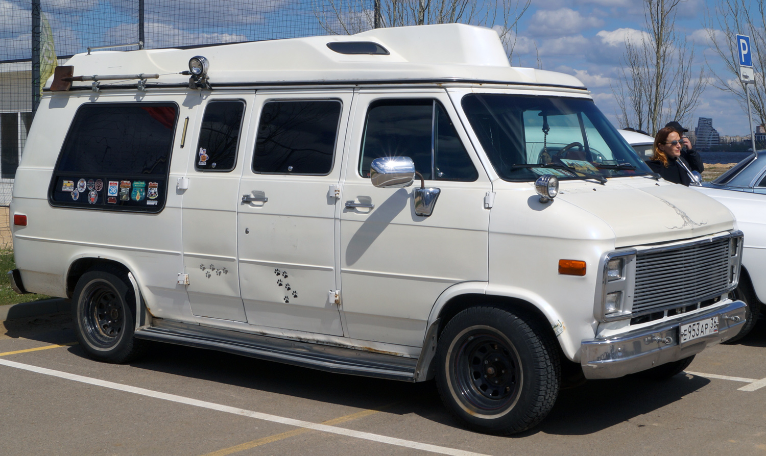 Воронежская область, № Е 953 АР 36 — Chevrolet Van (3G) '71-96; Воронежская область — Открытие сезона Автоклуб Ретро Воронеж 2026
