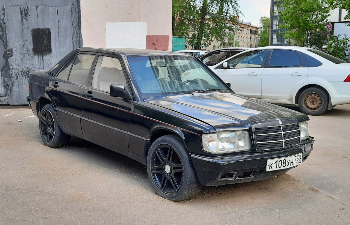 Московская область, № К 108 ХН 750 — Mercedes-Benz 190 (W201) '82-93