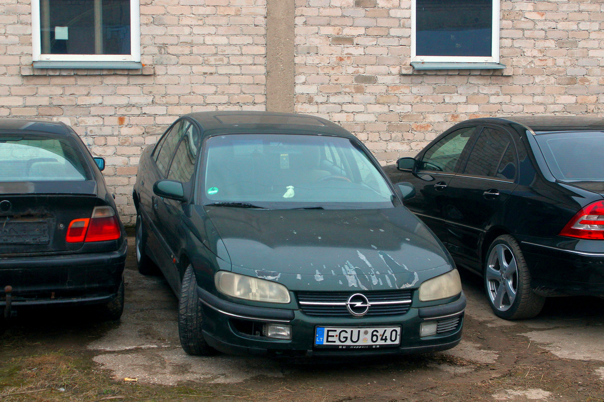Литва, № EGU 640 — Opel Omega (B) '94-99