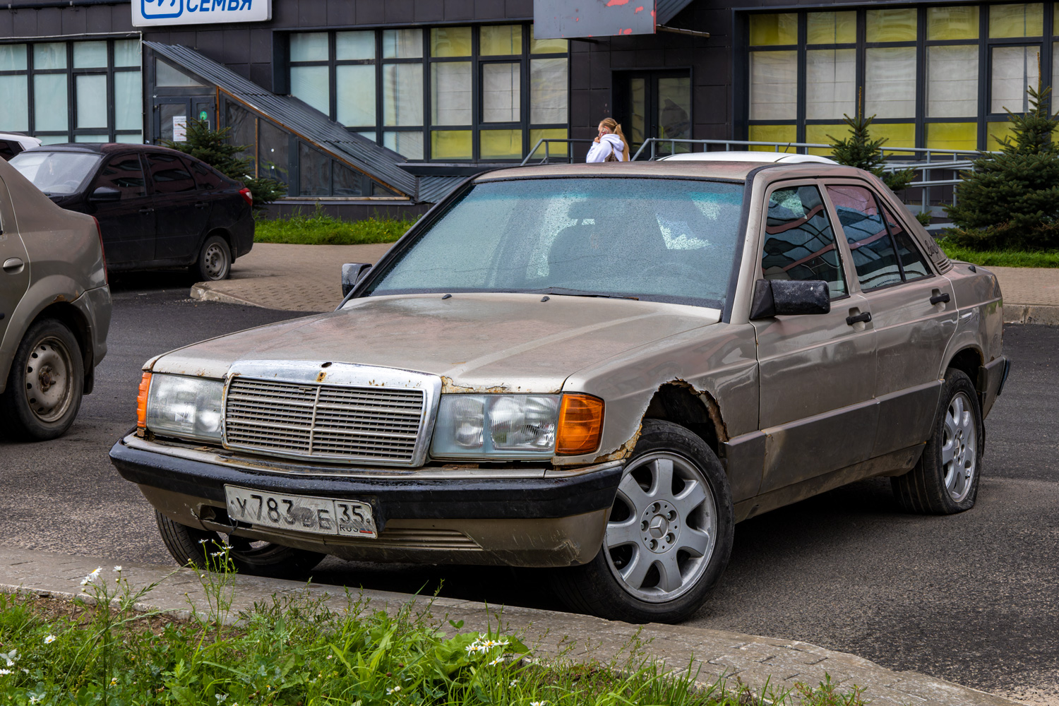 Вологодская область, № У 783 ВЕ 35 — Mercedes-Benz 190 (W201) '82-93
