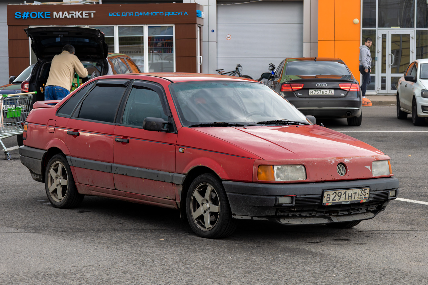 Вологодская область, № В 291 НТ 35 — Volkswagen Passat (B3) '88-93