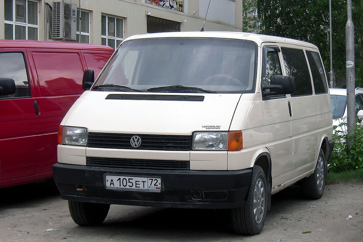 Тюменская область, № А 105 ЕТ 72 — Volkswagen Caravelle (T4) '90-03