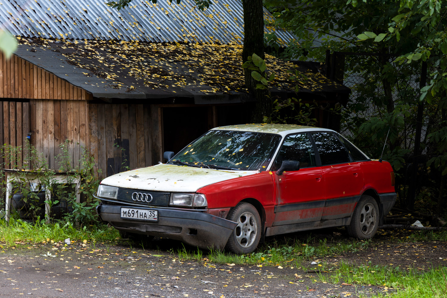 Вологодская область, № М 691 НА 35 — Audi 80 (B3) '86-91